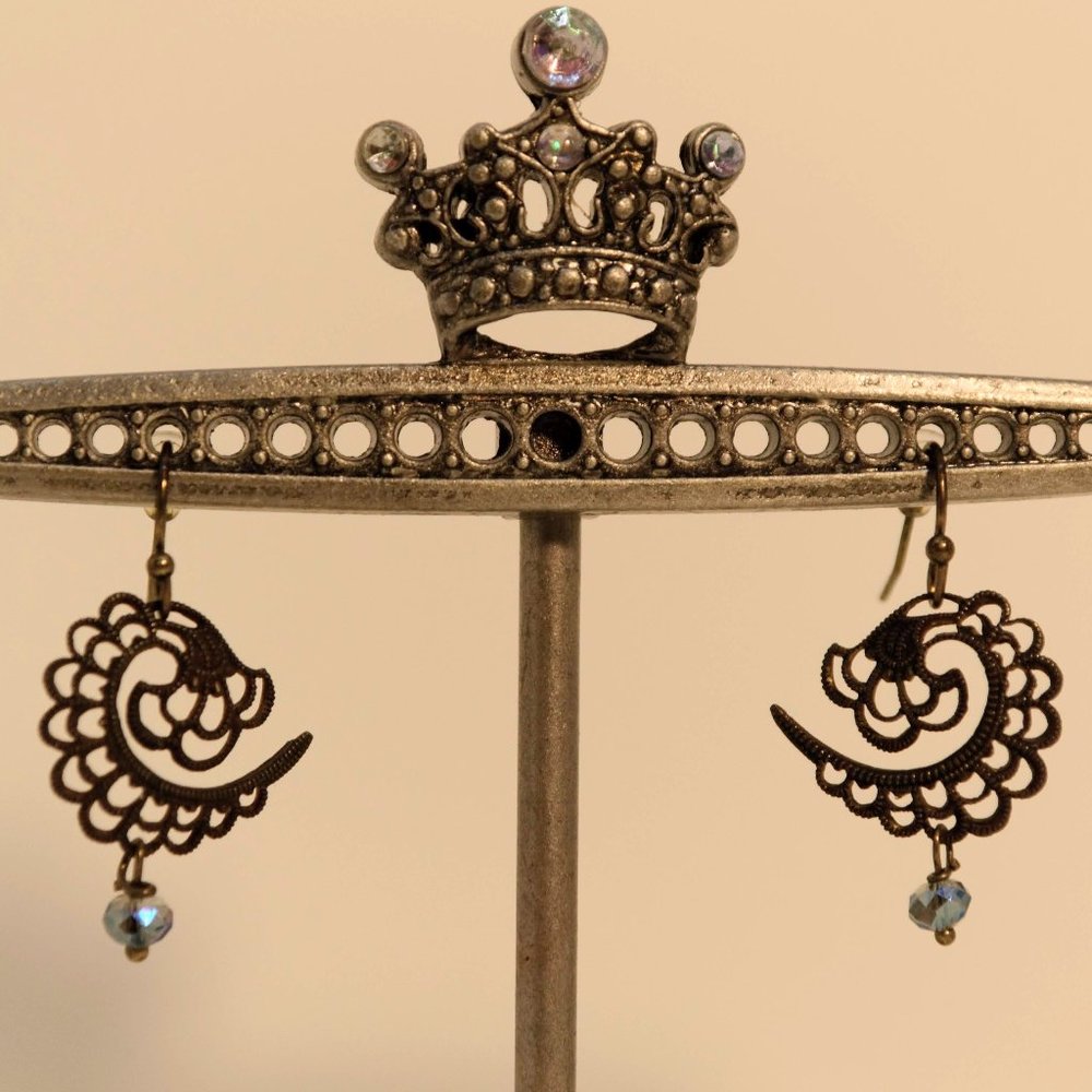 Delicate Brass Earrings